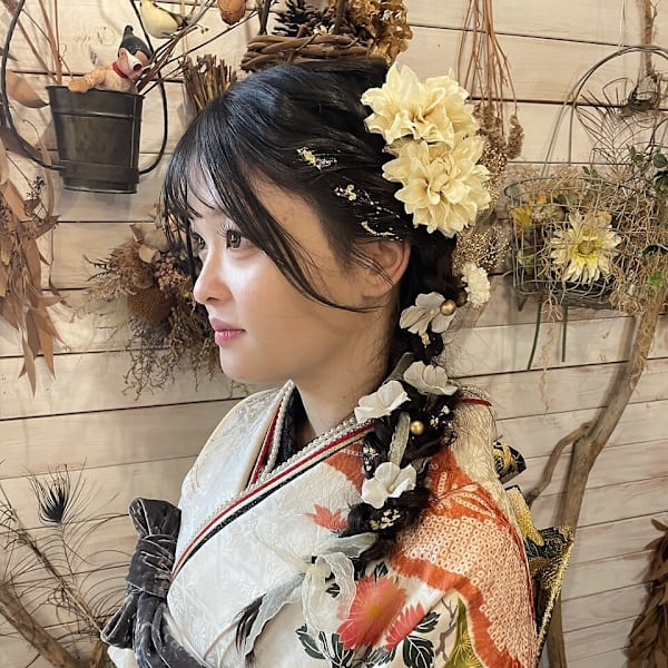 成人式 hair  set