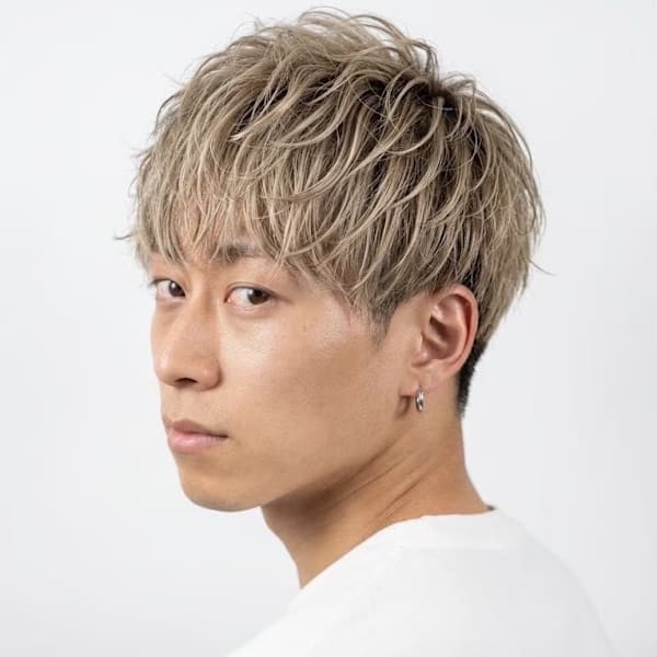 札幌フェード×清潔感ハイトーンショート
