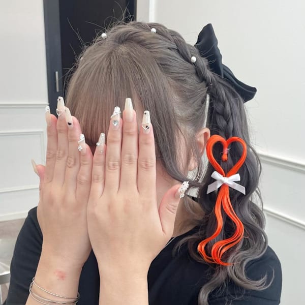 【ヘアメ】ハート付き！サイドポニー♪_ユウ