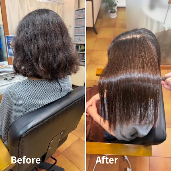触らずにはいられない、、つやっつやの縮毛矯正|Francvert hair