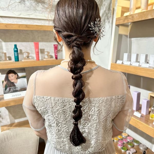 結婚式ヘアセット♪yu