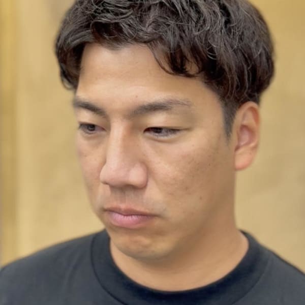 ルーズショートパーマ|SARM MAN 人形町〈理容室〉