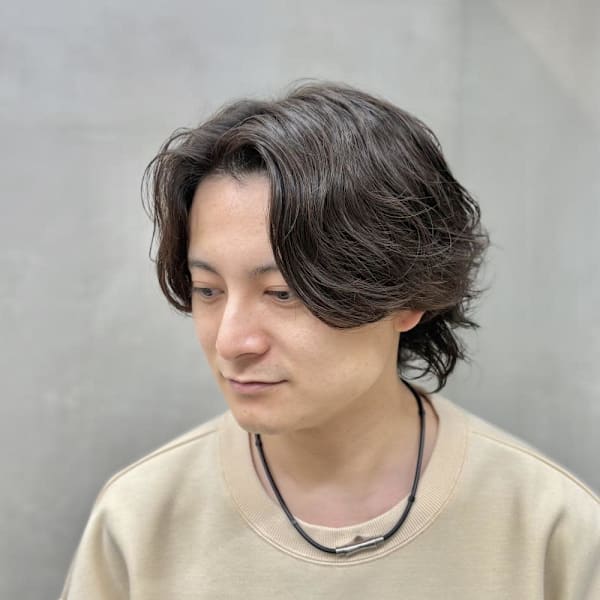 ニュアンスサーフカール|SARM MAN 人形町〈理容室〉