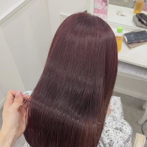 ブリーチなしピンクラベンダー＊まゆ