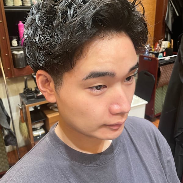ニュアンスパーマ|メンズ専門理容室 BroTokyo BARBERSHOP 銀座店