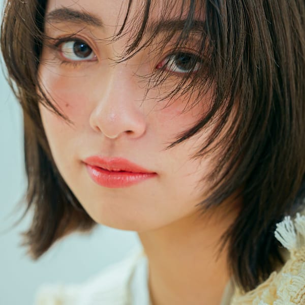 大人カラーこなれフェイスレイヤーボブ