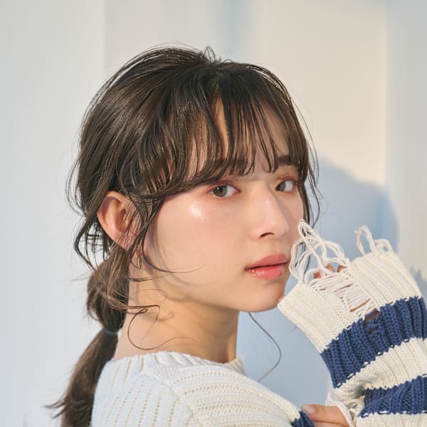 春夏ガーリーヘアアレンジ