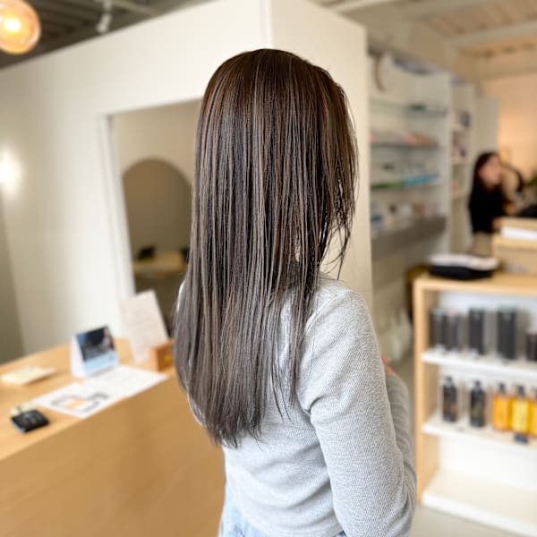 グレージュハイライト
