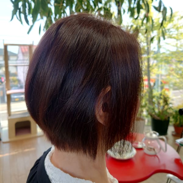 襟足すっきりボブ  カット＋カラー＋トリートメント