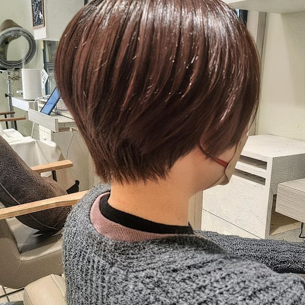 大人ナチュラル レイヤー ショート