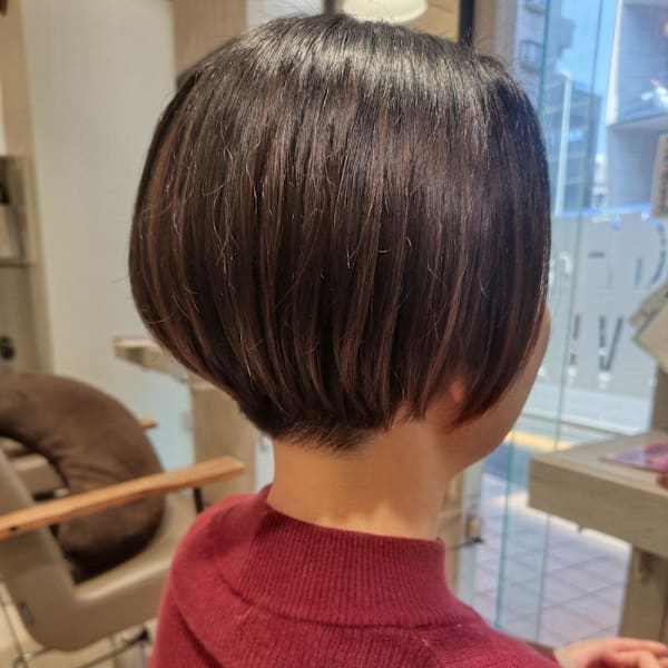 ショート 2ブロック メンズライク