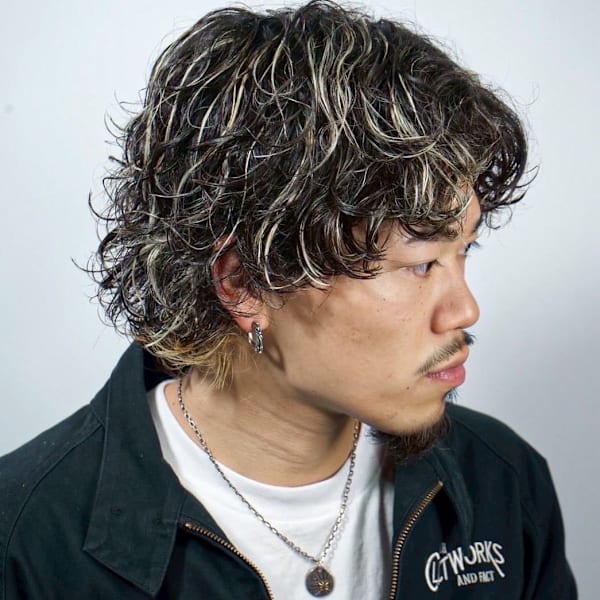ロングスタイル×スパイラルパーマ