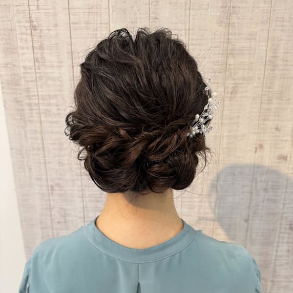 お呼ばれヘアセット