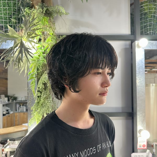 men'sボブパーマ