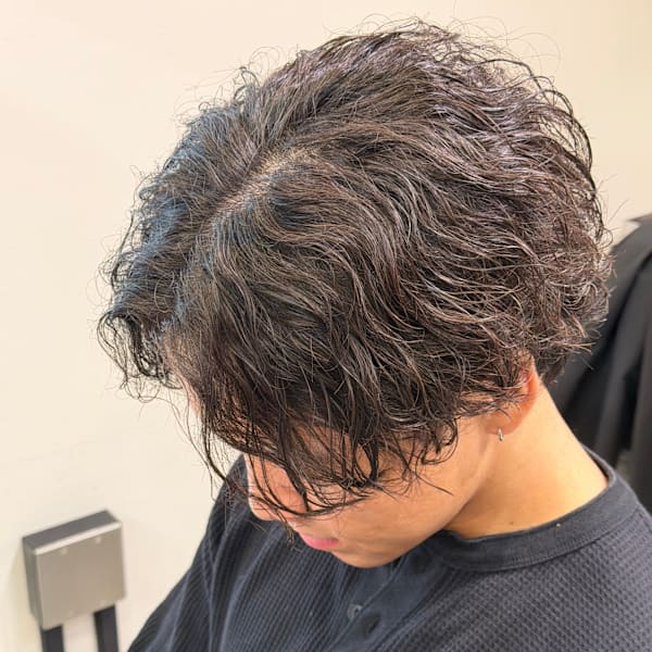 縦落ちツイストスパイラル×センターパート