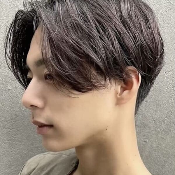 韓国風カルマヘアマッシュ・毛流れマッシュ・シャドーパーマ