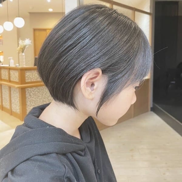 小学生ぱつっとミニボブ×まとまるショート×キッズカット
