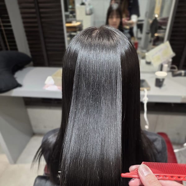 ★☆美髪艶髪縮毛矯正☆★ワンホンレイヤー/ダークブルー