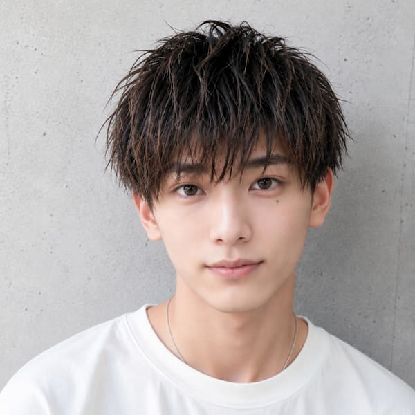 爽やかスマートマッシュ×刈り上げツーブロック|hairs BERRY 長住店