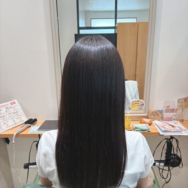 オートクチュール髪質改善縮毛矯正|半個室 rire hair 千早店
