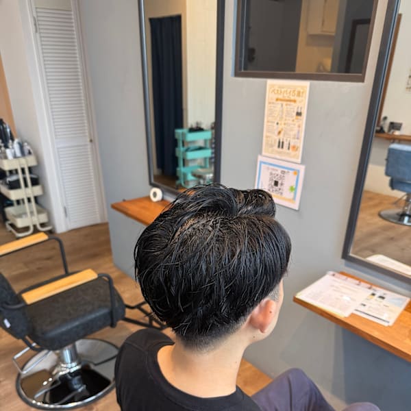メンズカット／ナチュラルマッシュショート|LeaLea hair&life【レアレア ヘアアンドライフ】