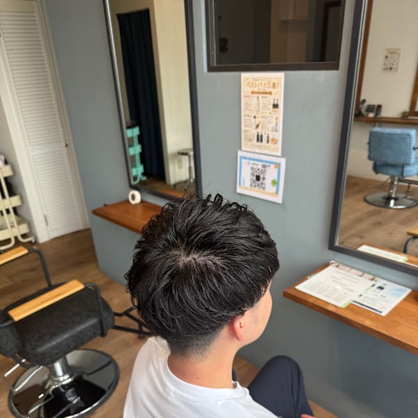 メンズカット／アップバングマッシュショート|LeaLea hair&life【レアレア ヘアアンドライフ】