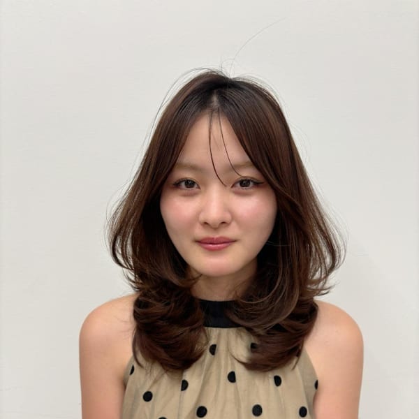 韓国風くびれレイヤーミディ