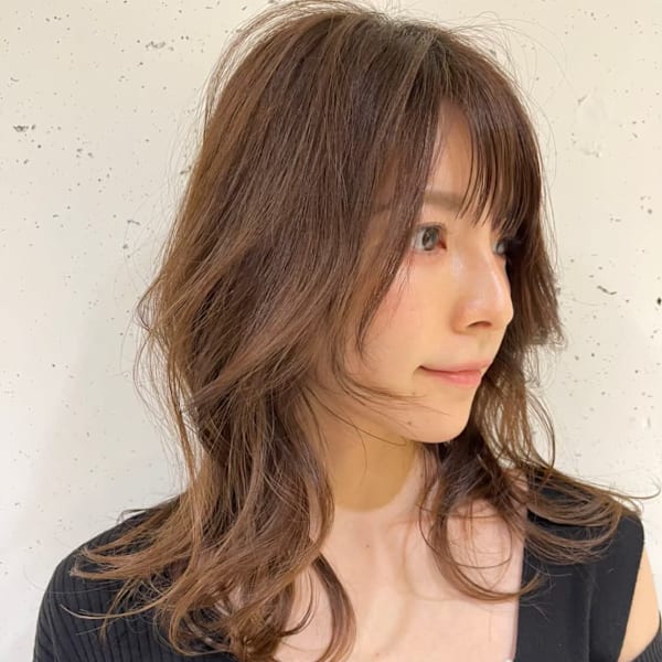face layer x 透け感brown