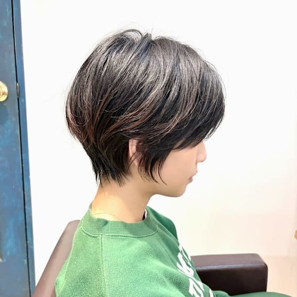 ひし形ショートボブ/20代30代40代50代60代