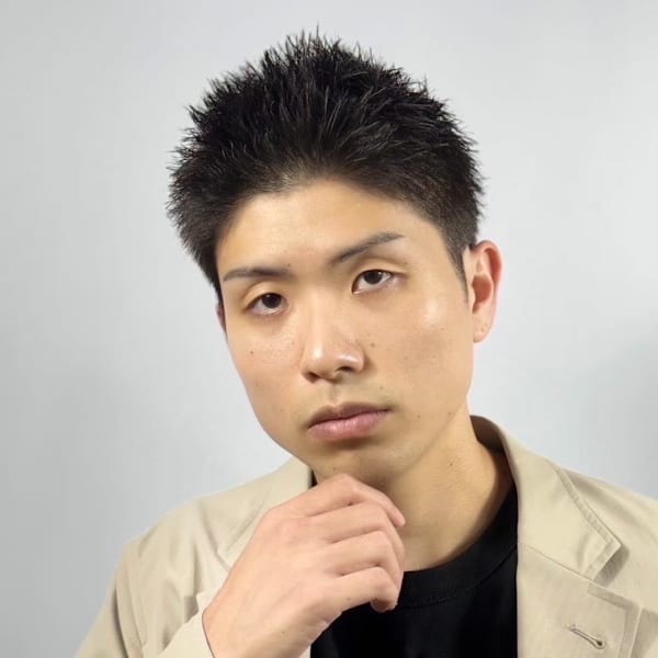 メンズショート/アップバング/ベリーショート〈理容室〉|HIRO GINZA 田町店
