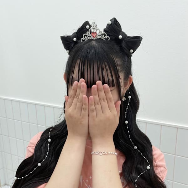 【ヘアメ】最強可愛い！リボンハーフツイン♪_ユウ