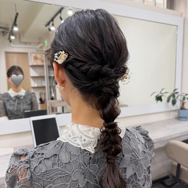 結婚式ヘアセット♪yu