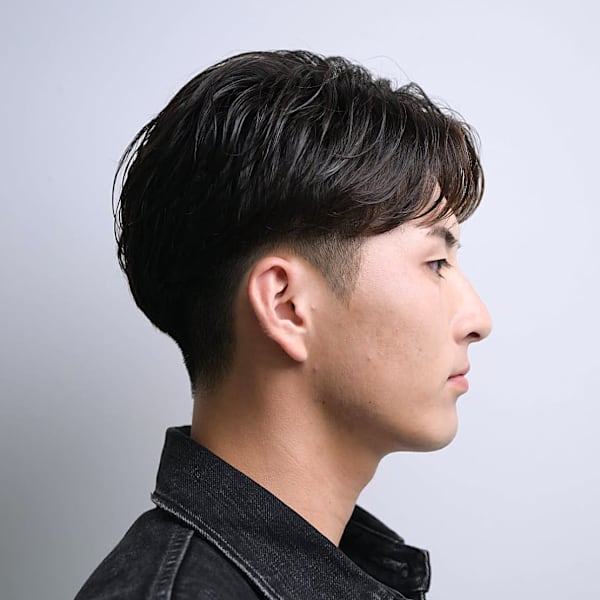 【ニュアンスパーマ】毛流れで魅せる大人のセンターパート
