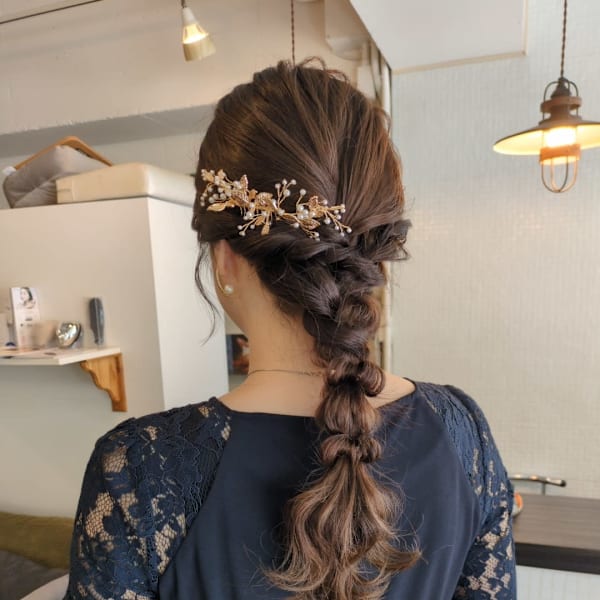 お呼ばれヘアセット|tity sapporo