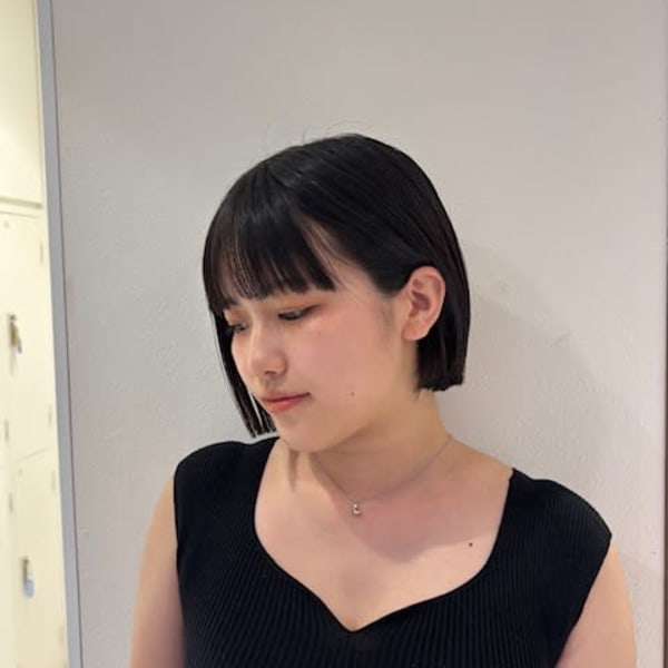 ぱっつんボブ