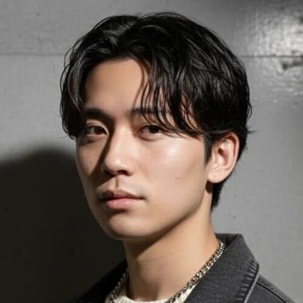 メンズ・ニュアンスセンターパート　京都駅前♯116