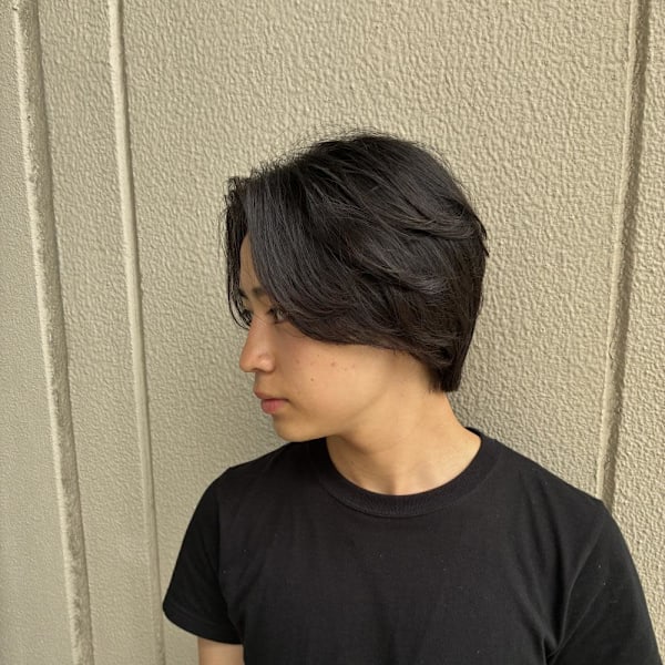 メンズレイヤーボブ