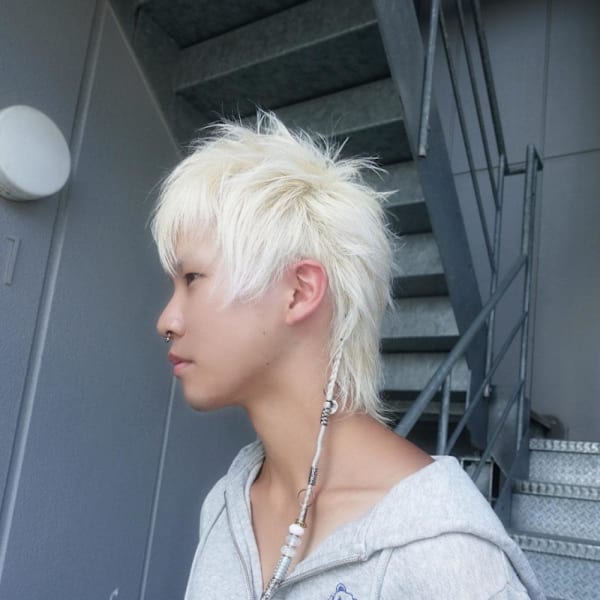 techno cut/mullet/pointbraids