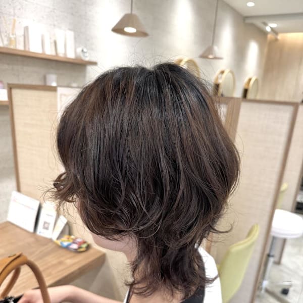 【滋賀大津】お手入れ簡単ウルフパーマ