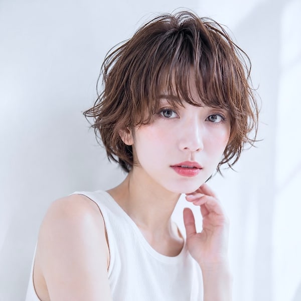【神戸上品レイヤー】40代に似合う大人ひし形ショートボブ／丸|BONNY COUTURE 【ボニークチュール】