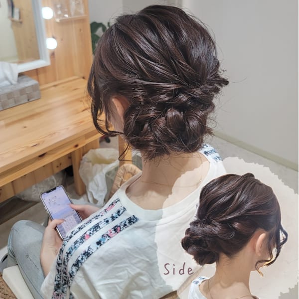 サイドシニヨン