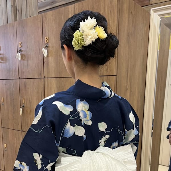 浴衣《ヘアアレンジ＋着付け》