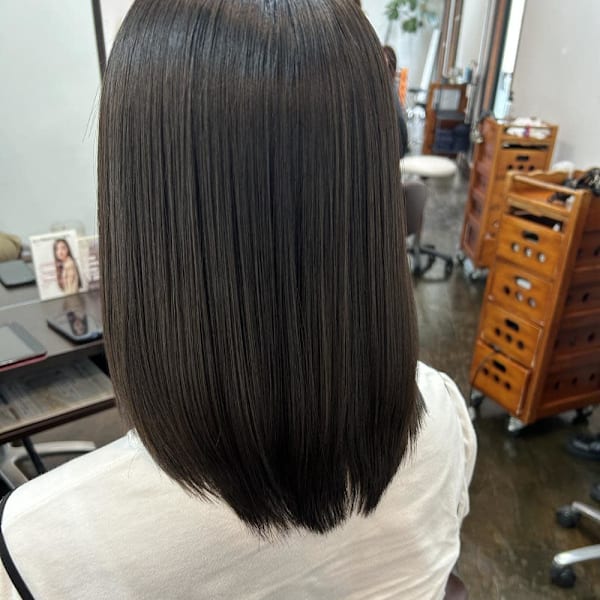 髪質改善ストレート