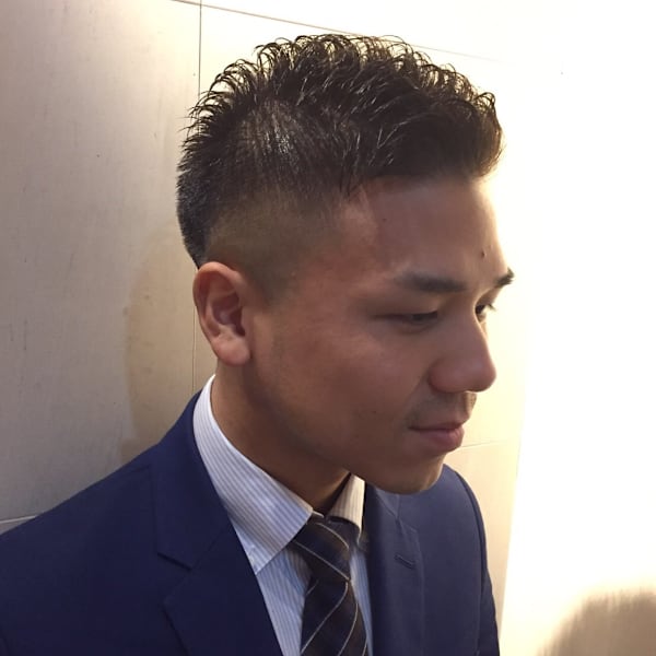 イケイケバリカンスタイル<理容室><銀座><メンズ>
