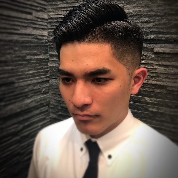 フェードカット<理容室><銀座><メンズ><ショート>