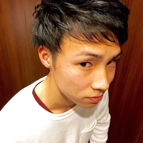 エアリーショート＜理容室＞＜銀座＞＜メンズ＞＜ショート＞