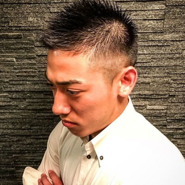 ソフモヒ風アレンジショート<理容室><銀座><メンズ>