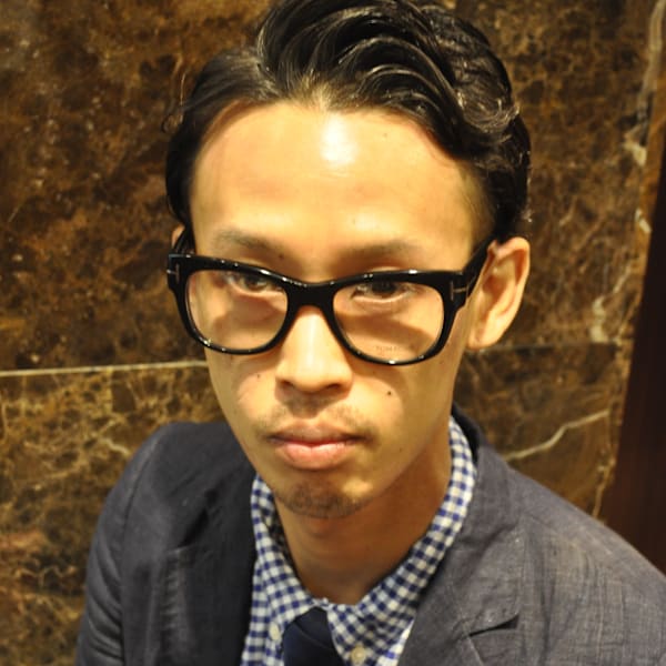 ネオ七三ツーブロック＜理容室＞＜銀座＞＜メンズ＞＜ショート＞