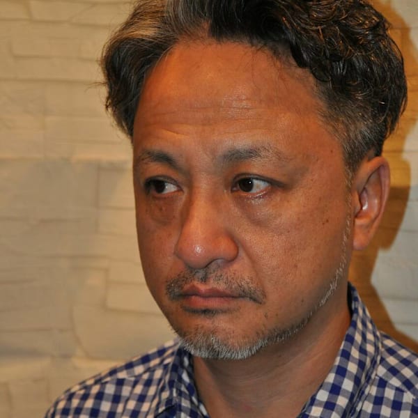 刈り上げパーマ＜理容室＞＜銀座＞＜メンズ＞＜ショート＞