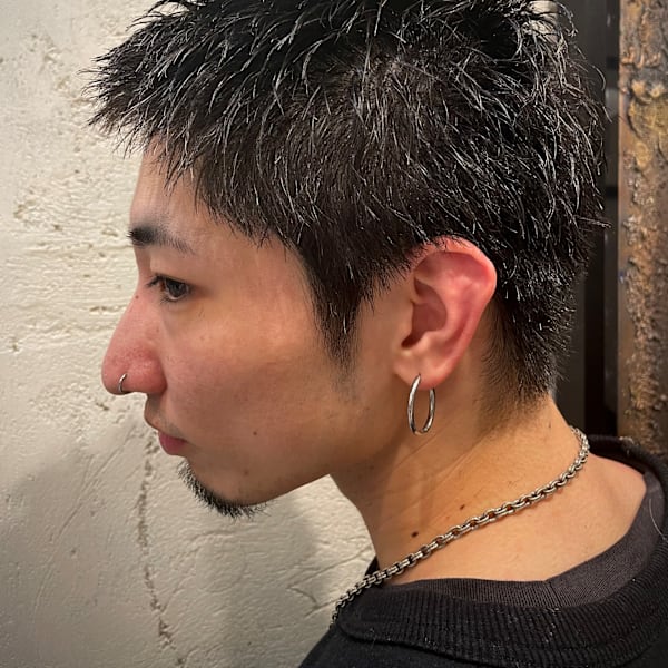 漢の短髪スタイル